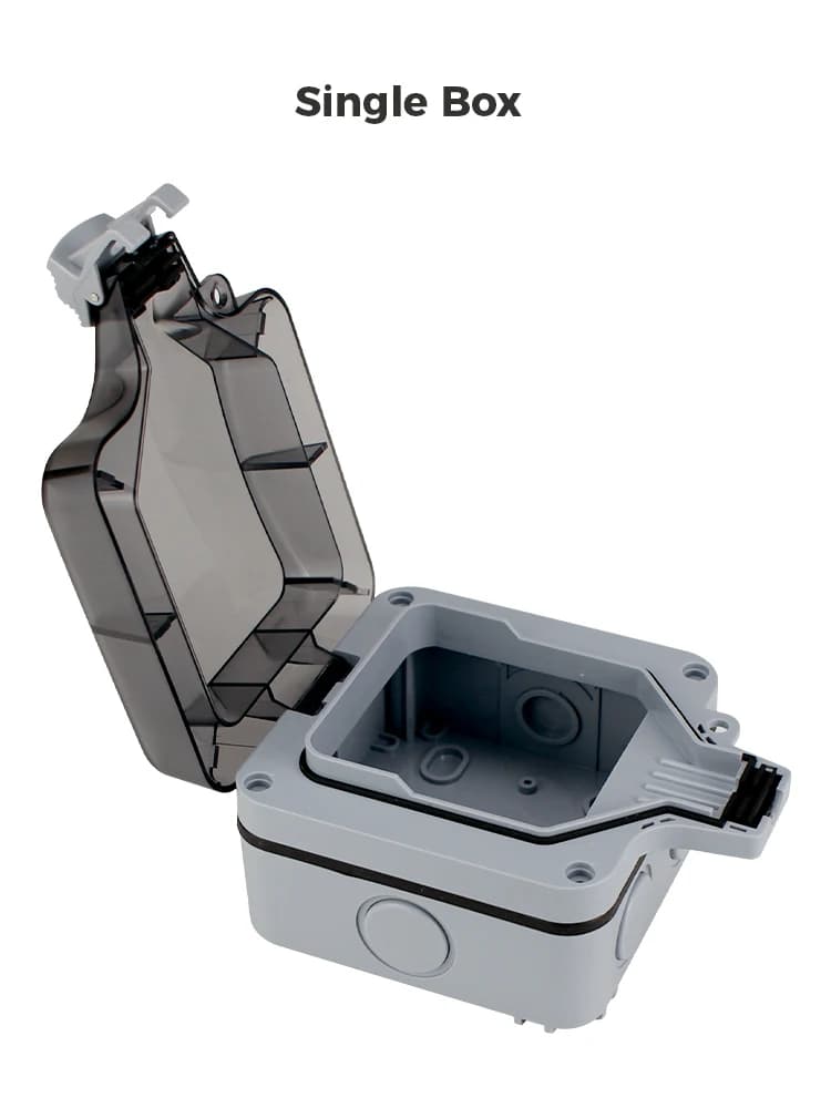 Avoir-Prise étanche IP66 DustVerde avec port de chargeur USB, prises de courant standard FR, extérie