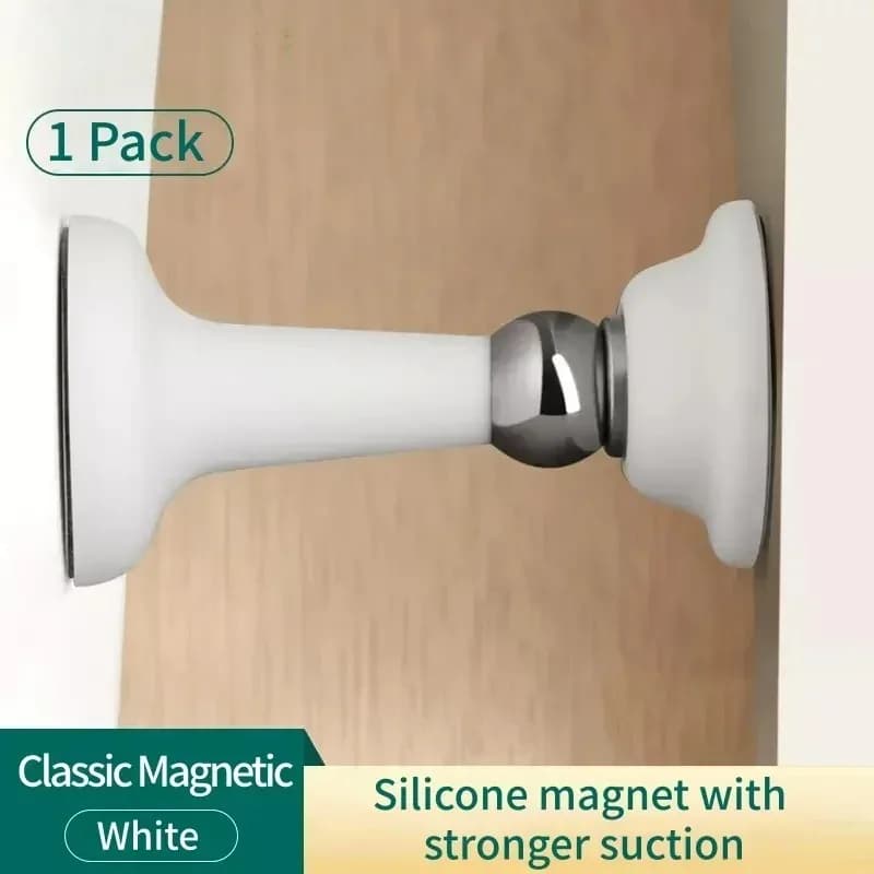 Butée de porte sans perçage pour chambre à coucher, protection murale fixe, anti-collision, butée de