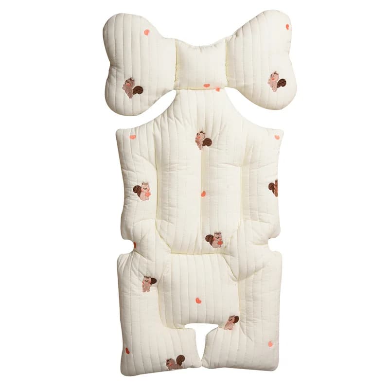 Coussins de siège de poussette pour bébé, chauds, en coton épais, pour enfant, universels, quatre sa