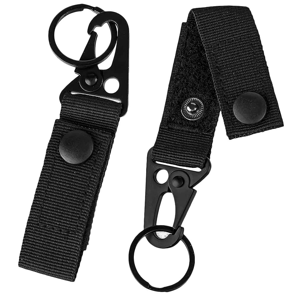 Porte-clés tactique Molle porte-clés en Nylon Molle sangle sac à dos suspendu porte-clés crochet ave