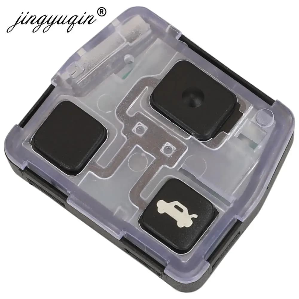 Jingyuqin 433MHz 4D70/ 4C puce 89071-0D030 2/3 boutons télécommande porte-clés pour Toyota Yaris Ave