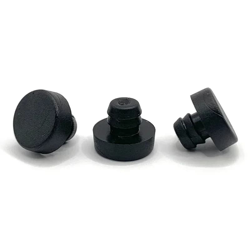 Bouchons de trou de vis en caoutchouc Transparent, 50 pièces/lot, 6.5mm, bouchon de tige en caoutcho