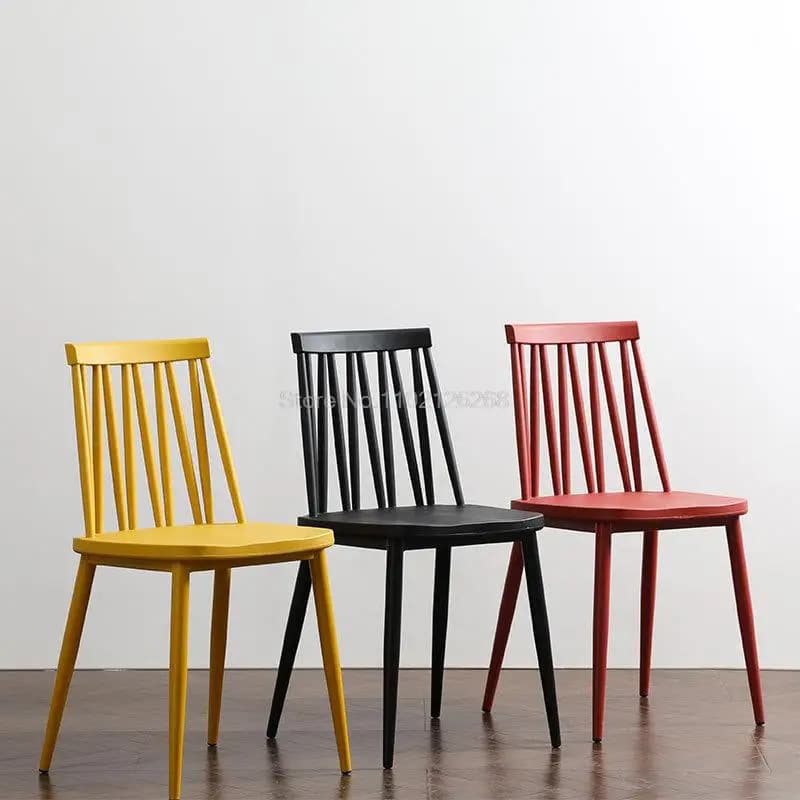 Chaise de bureau de loisirs, chaise de salle à manger, Windsor, nordique, moderne, minimaliste, pare