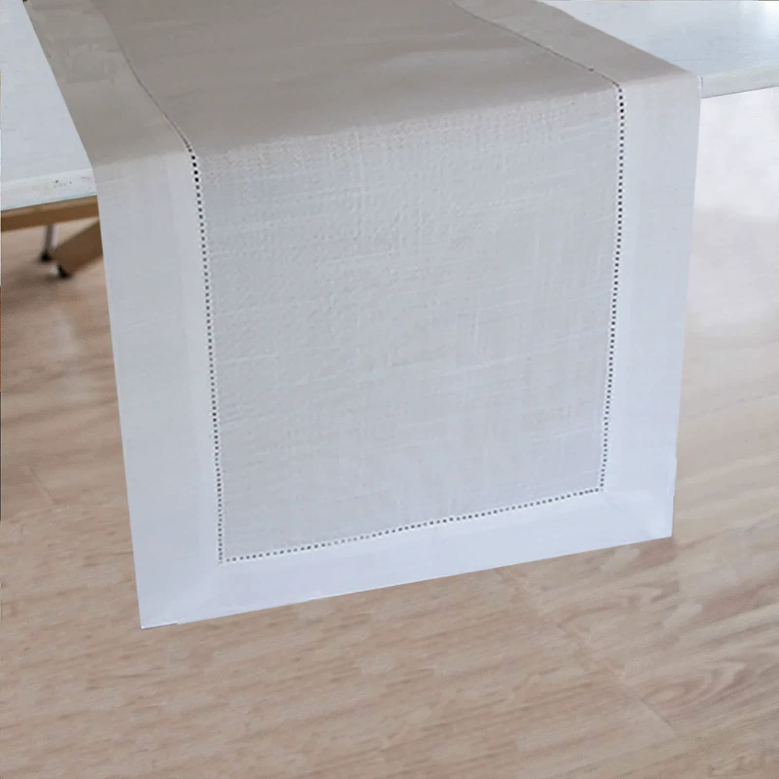Chemin de table en lin pour maisons Chemin de table en lin pur 100 % pour l'hiver, Noël, vacances, N