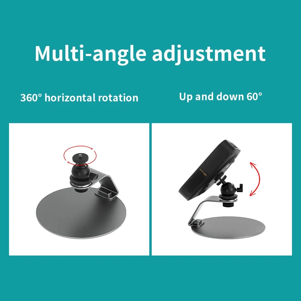 Support de budgétaire universel réglable multi-angle, support d'invite, support de bureau en métal, 