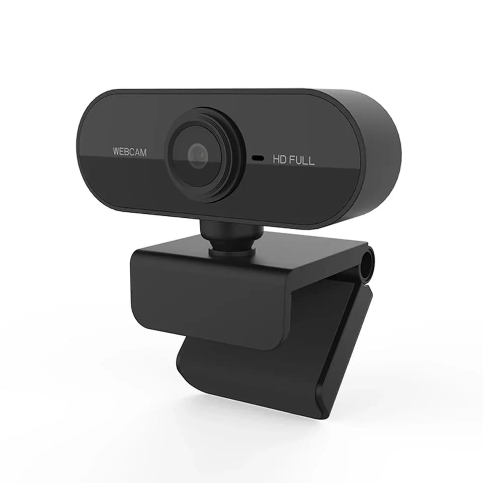 Nouvelle mini caméra web PC Full HD avec microphone, prise USB, compatible ordinateur portable et or