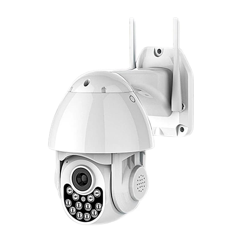 Caméra de sécurité extérieure Tuya 3MP PTZ Wifi avec vidéosurveillance Audio IP Compatible avec le s