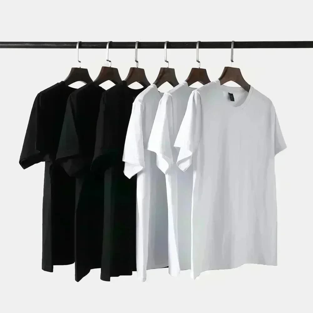 T-shirt à manches courtes col rond en pur coton pour hommes et femmes, motif tendance familial print