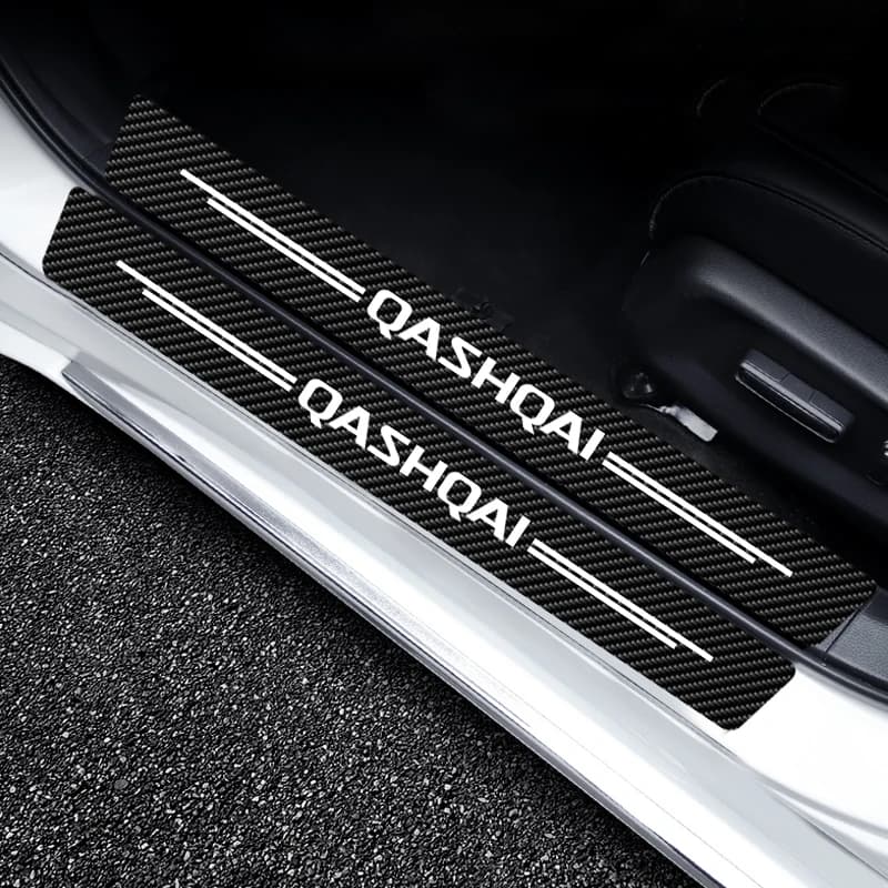 Autocollant de seuil de porte de voiture, 5 pièces/ensemble, pour Nissan Qashqai J10 J11 J12 2013 20