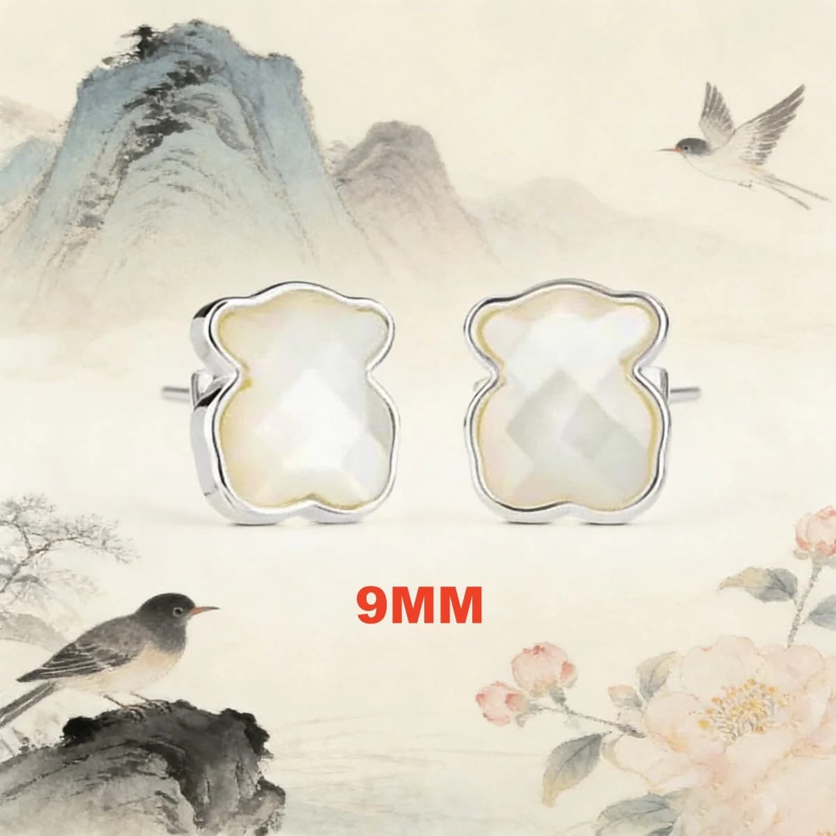 Boucles d'oreilles en forme d'ours à la mode pour femmes, accessoire de bijouterie élégant et polyva