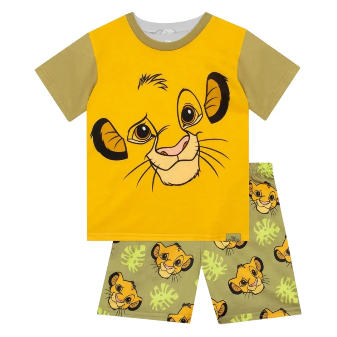 Potdemiel The Lion King Simba Pyjama Just Lion Around Ensembles de t-shirts et shorts pour adultes e