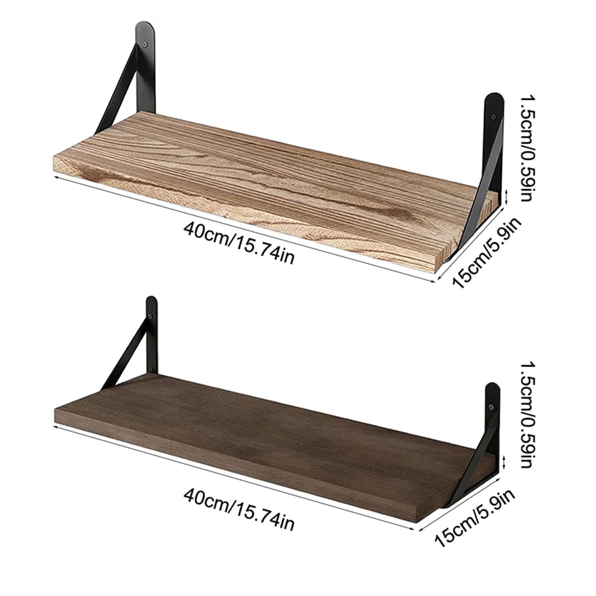 Étagères flottantes pour mur, étagères, étagère murale en bois pour salon, salle de bain, chambre à 