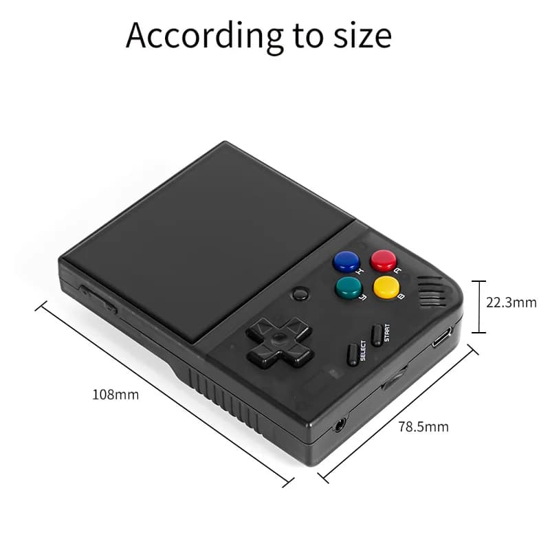 MIYOO Mini Plus Console de jeu portable rétro écran IPS HD 3,5 pouces cadeau pour enfants système Li