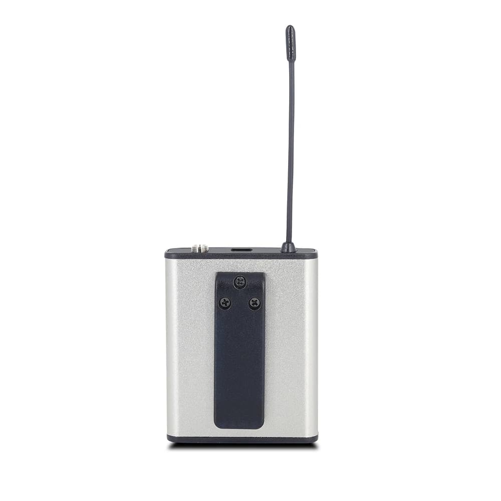 Microphone Lavalier sans fil UHF, avec transmetteur Bodypack, pour conférence instructionnelle, entr
