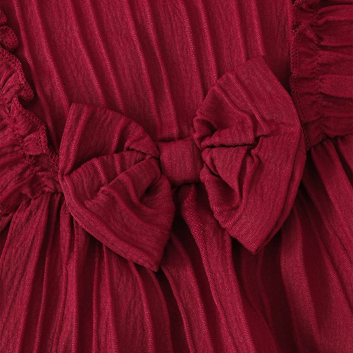 Robe sans manches pour bébé fille, couleur unie, bords à volants, robe d'été + bandeau, robe du nouv