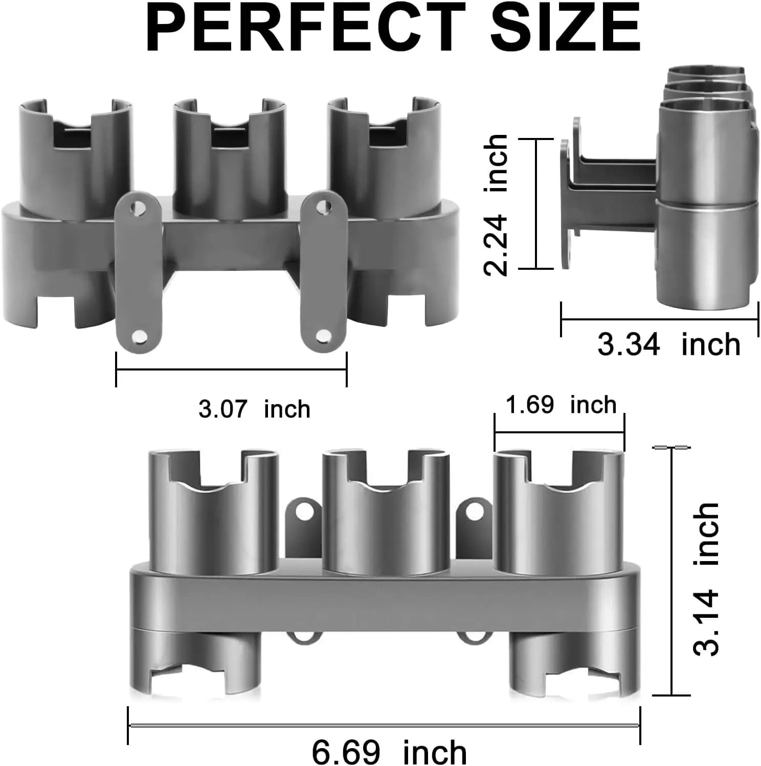 Support d'accessoires Compatible avec Dyson V7 V8 V10 V11 V15 Gen5, support de fixation pour aspirat