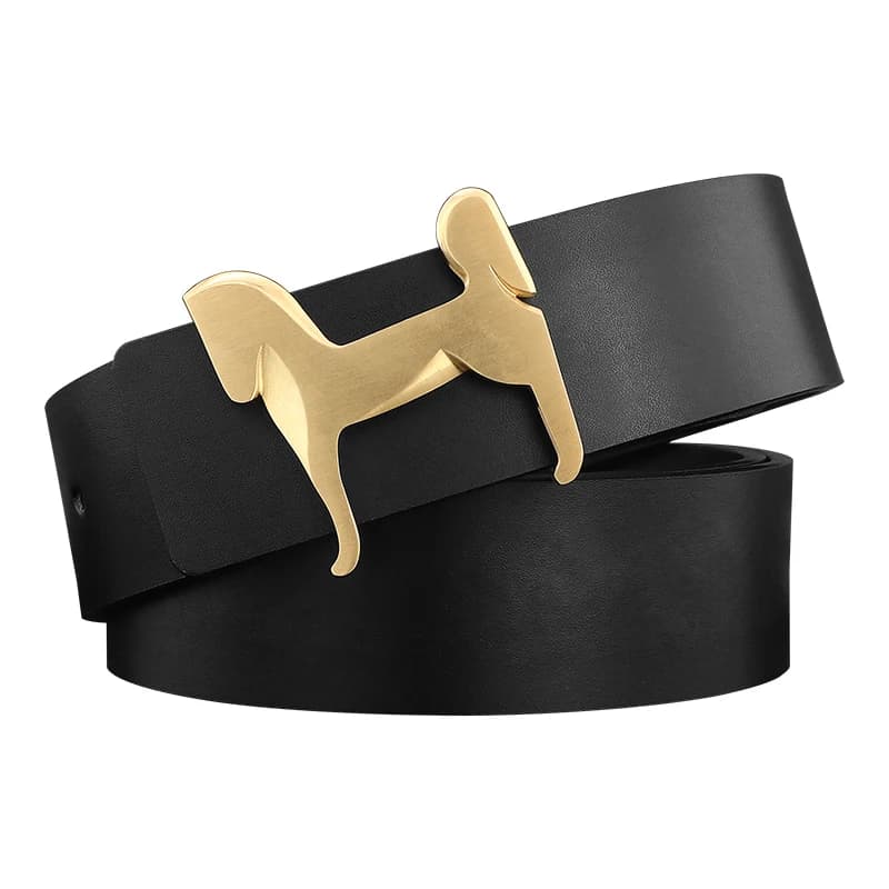 Haute qualité en acier inoxydable cheval glisser boucle hommes ceintures 3.8 cm de large en cuir vér