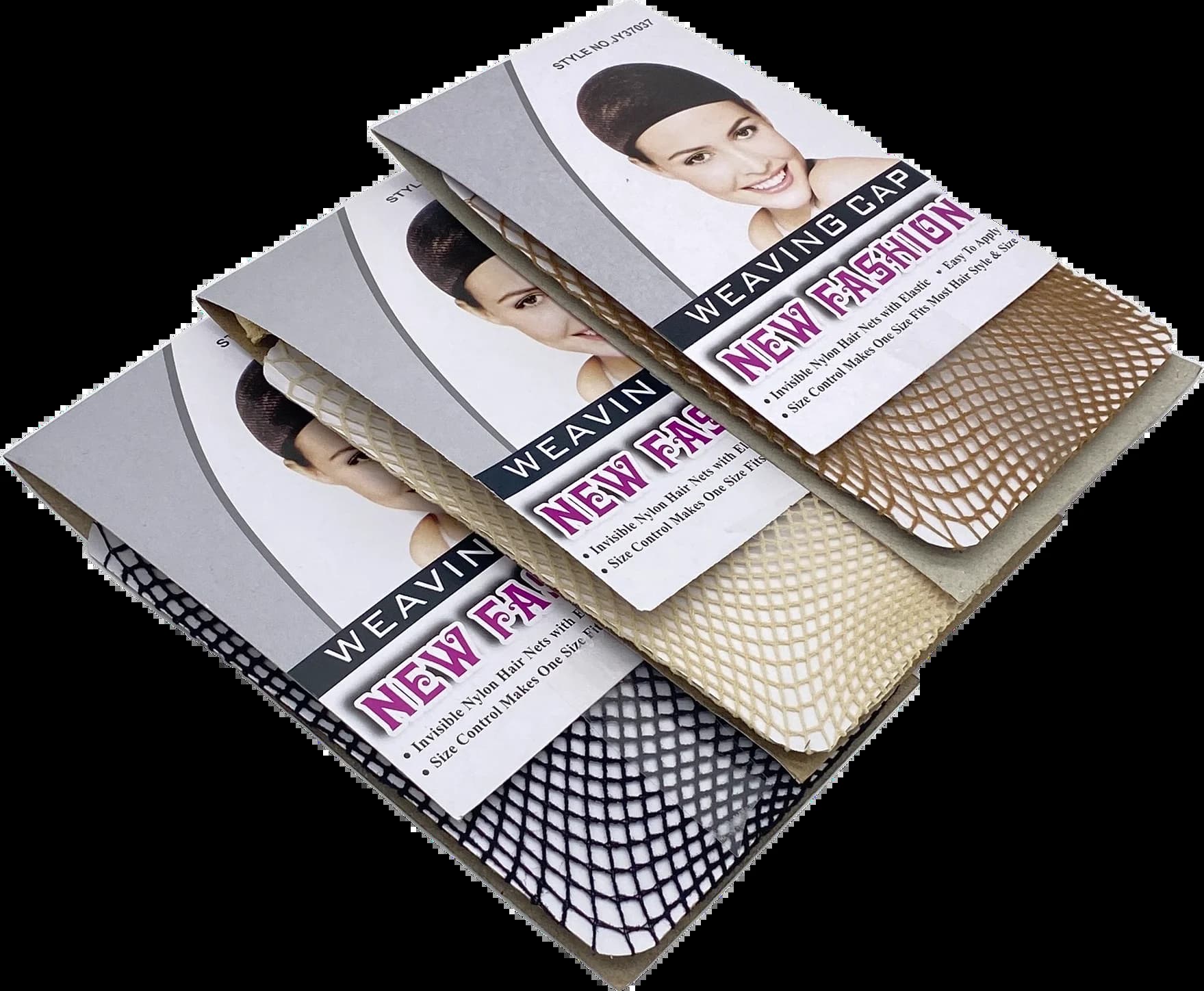 20 paquets nouvelle mode tissage casquette extensible élastique filet à cheveux haut ouvert Snood pe