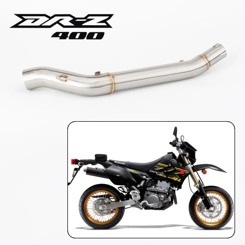 Tuyau de liaison de moto pour Suzuki DRZ 400 2000-2022 DRZ400 S / SM DR-Z 400 DRZ400S Escape DRZ 400