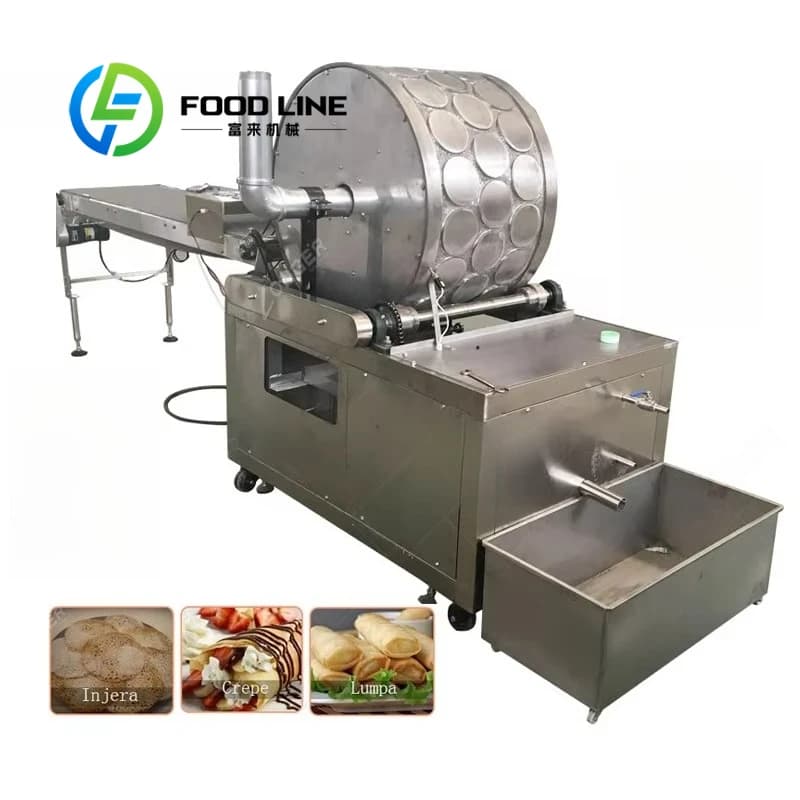 Machine de fabrication de feuilles de pâtisserie Samosa entièrement automatique