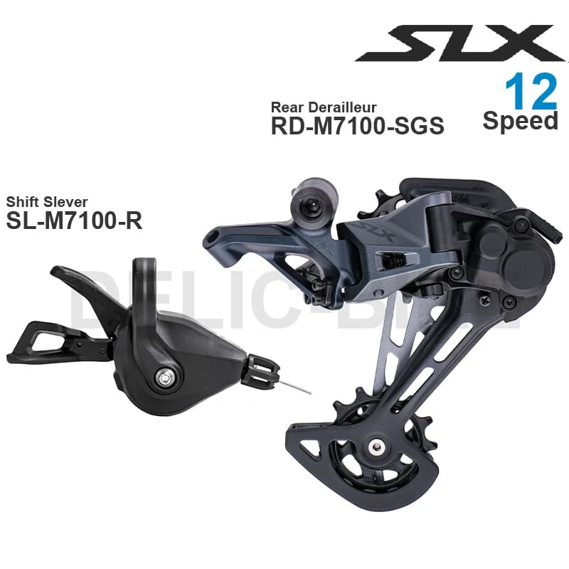 WinterMANO SLX M7100 1x12v Groupe 12 Vitesses SL-M7100-R Shifter et RD-M7100-SGS Dérailleur Arrière 