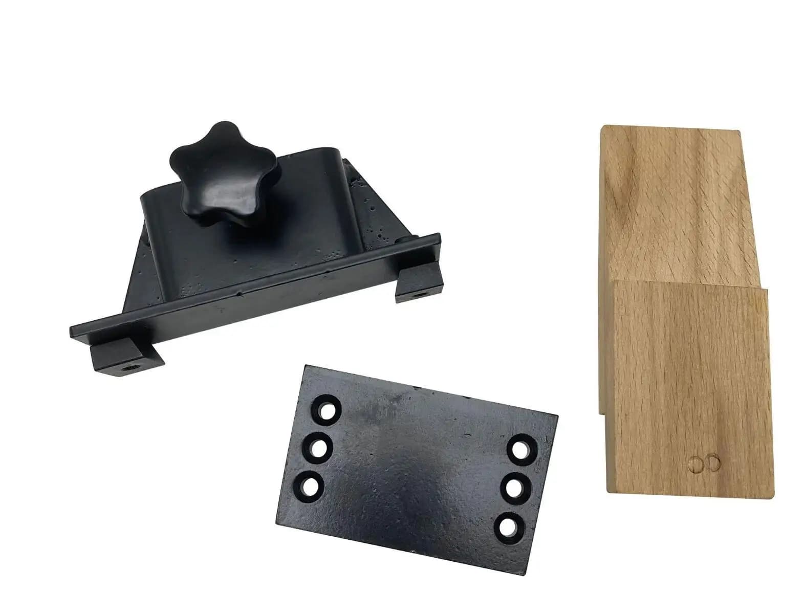 Kit de goupilles de banc de travail de montage en bois, clip de support en fer, prise de table en bo
