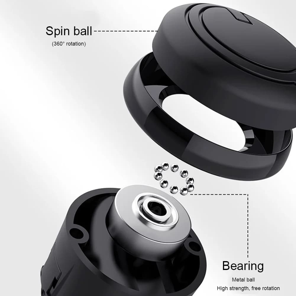 Bouton rotatif de rehausseur de volant, Rotation à 360 degrés, roulement en métal, poignée électriqu