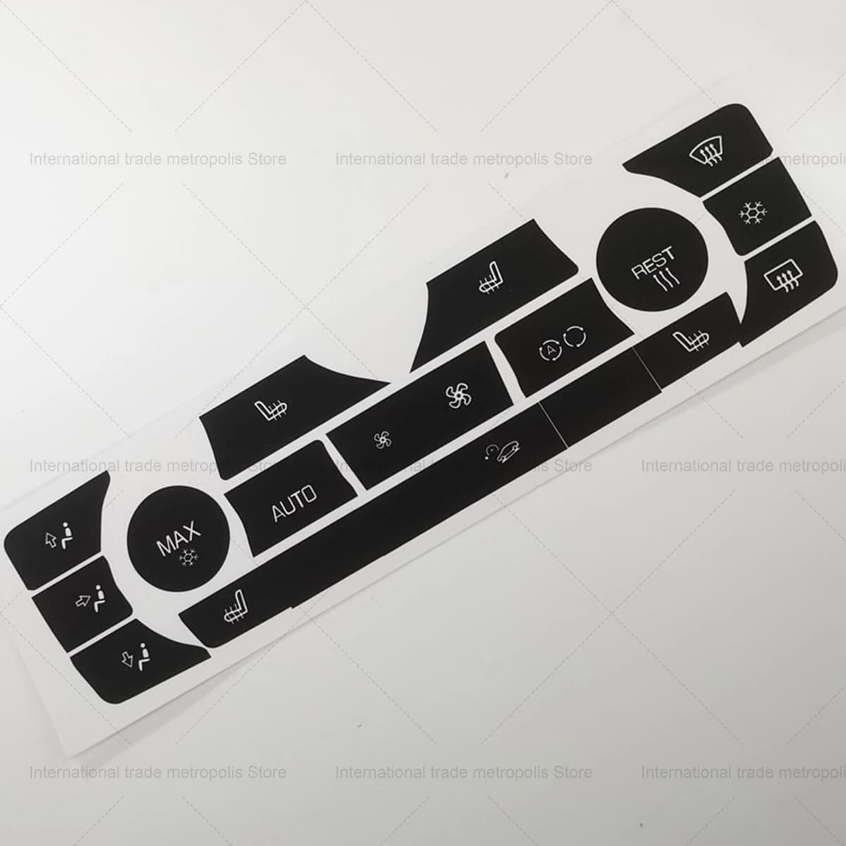 Autocollants pour boutons de climatisation AC, Kit de réparation pour BMW E90 E92 E91 323i 325i 328i