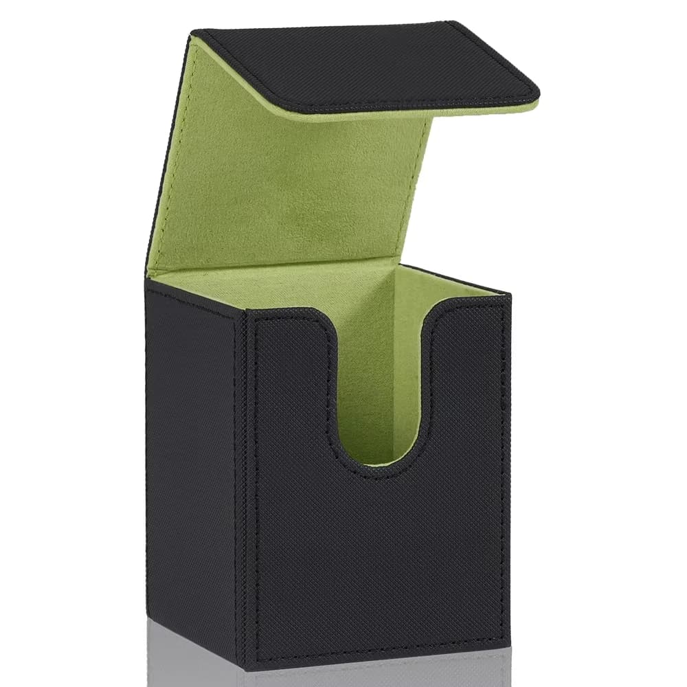 Boîte de jeu de cartes, boîte de rangement de cartes contient plus de 100 cartes à manches simples, 