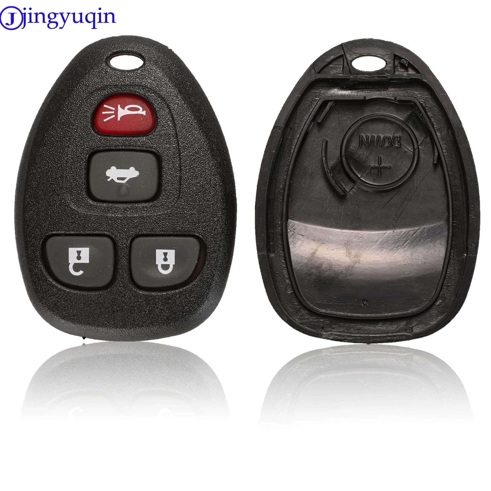 Jingyuqin-Coque de clé de voiture pour Buick Hummer, coque de clé à distance, porte-clés vierge, H3 