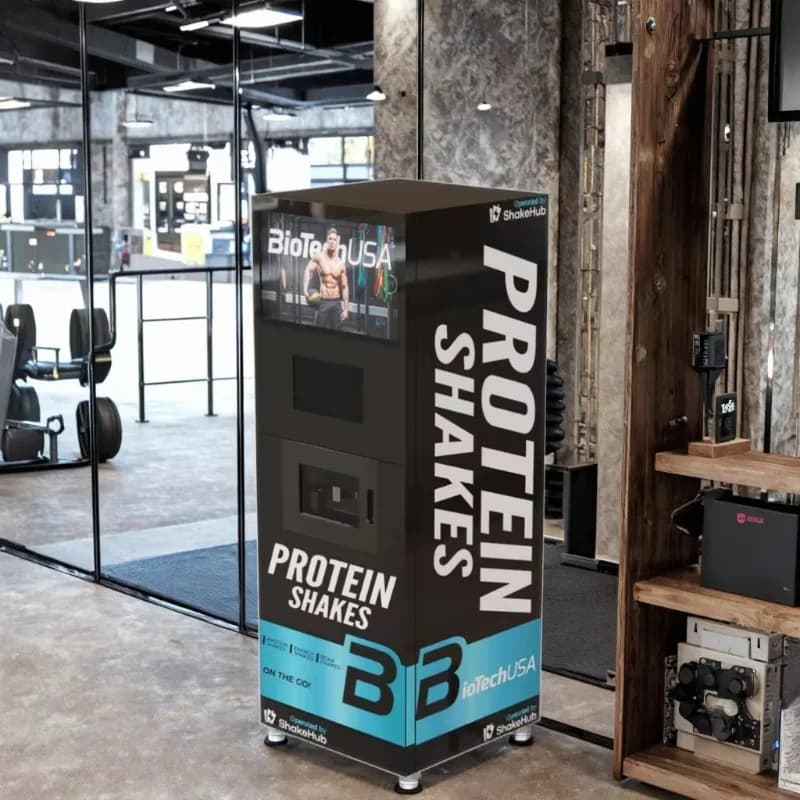 Distributeur automatique intelligent de boissons protéinées pour salle de sport, machine à milkshake