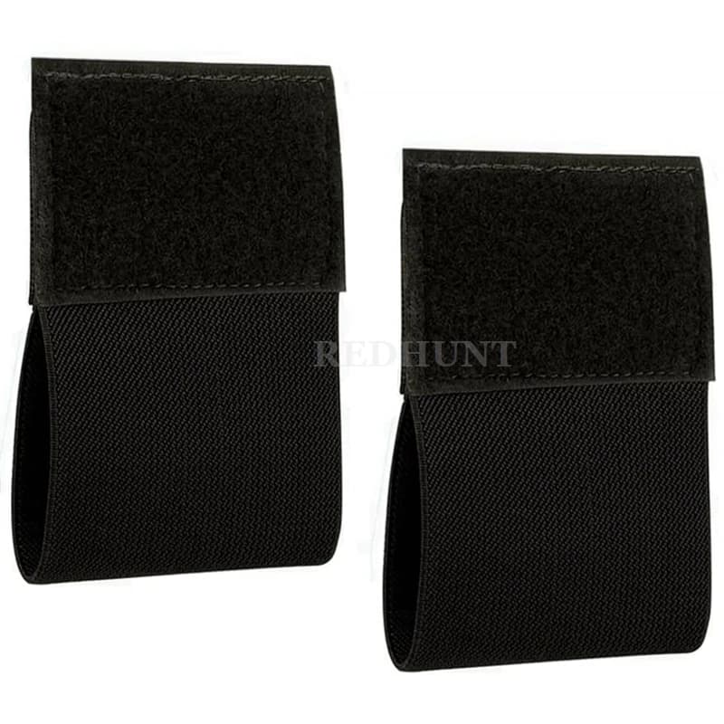 Support de garrot élastique avec crochet et boucle, 2 pièces, pochette EDC d'extérieur, porte-plaque