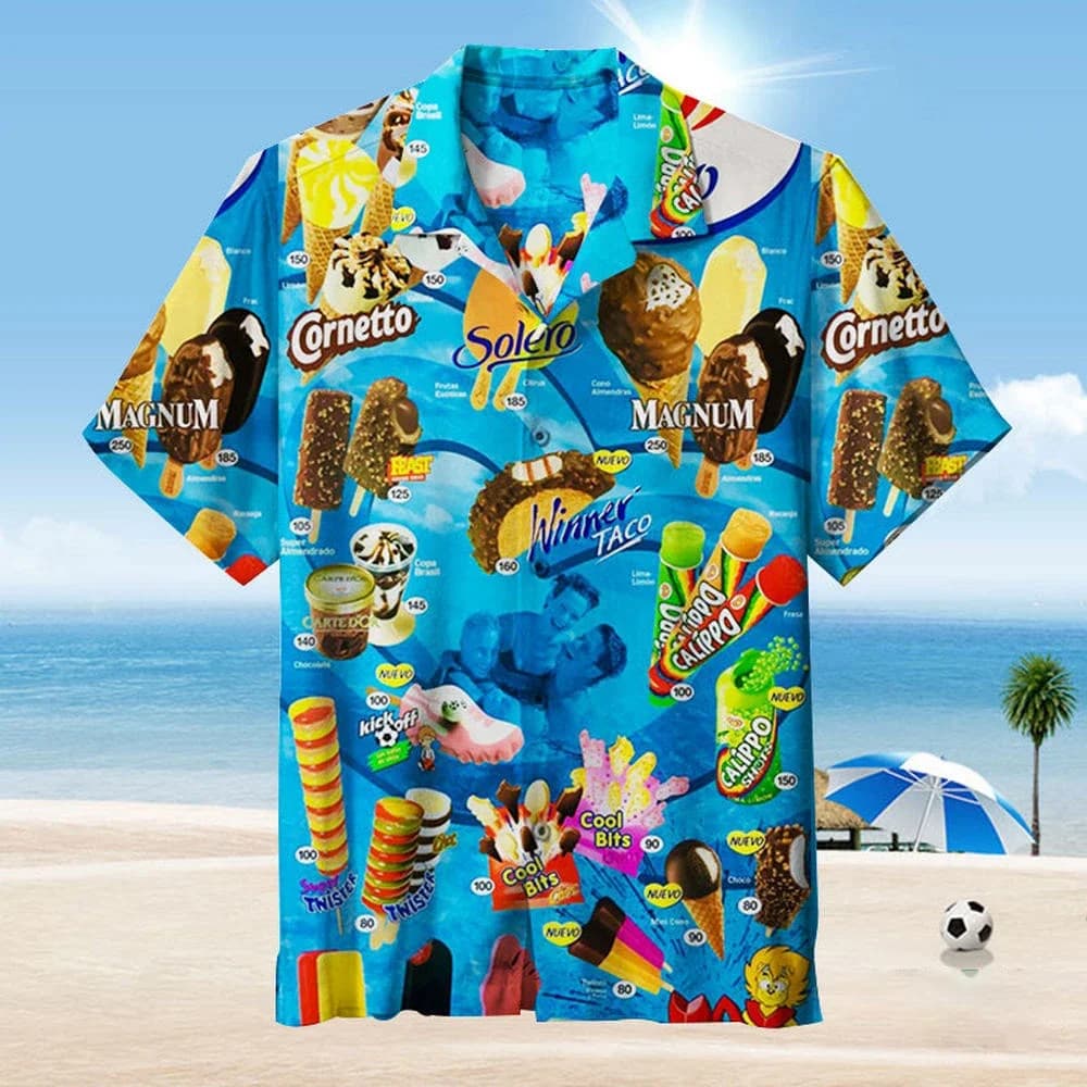 T-shirt unisexe à manches courtes, imprimé 3D motif crème glacée, séchage rapide, style décontracté,