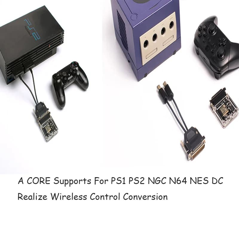 Câble adaptateur BlueRetro Core, convertisseur de contrôleur de jeu sans fil pour Console rétro pour