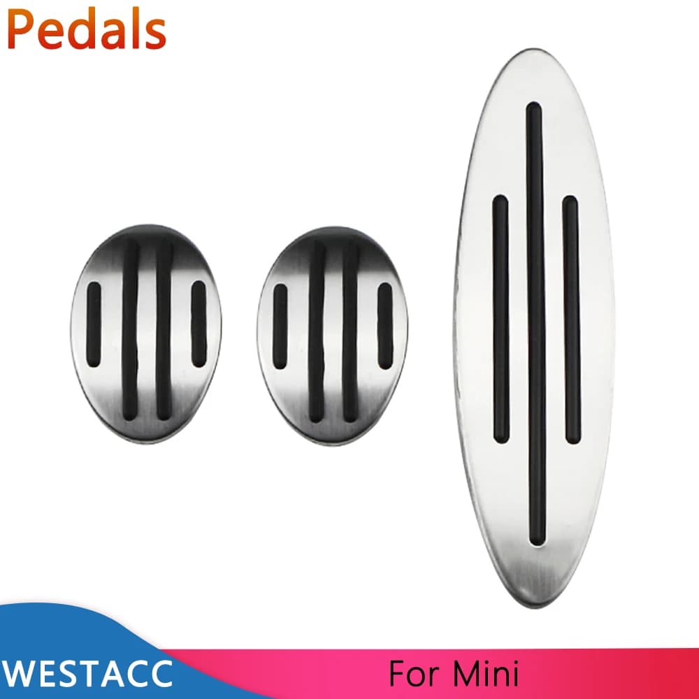 Pédales de voiture, pédale de repose-embrayage de frein à gaz pour MINI Cooper One Hatch Hardtop Cou