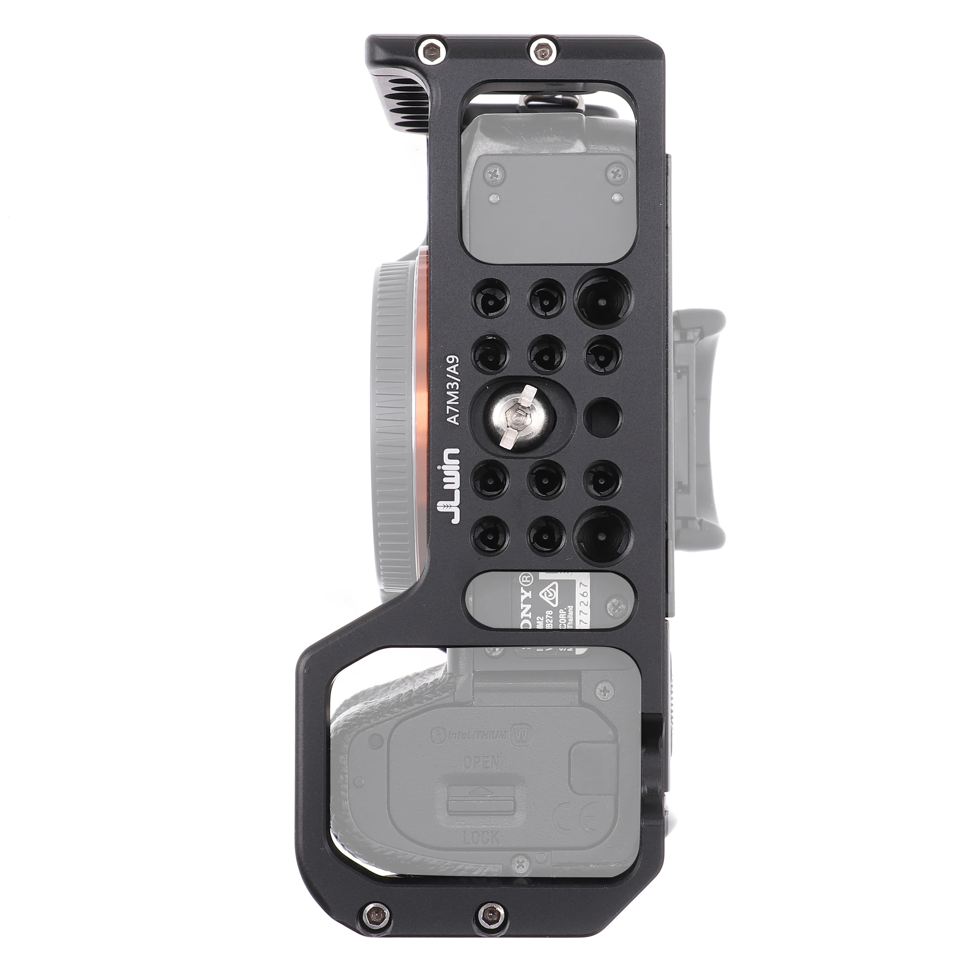 Cage de caméra pour Sony A9 A7RIII A7III A7M3, Cage de lapin en alliage d'aluminium avec support de 