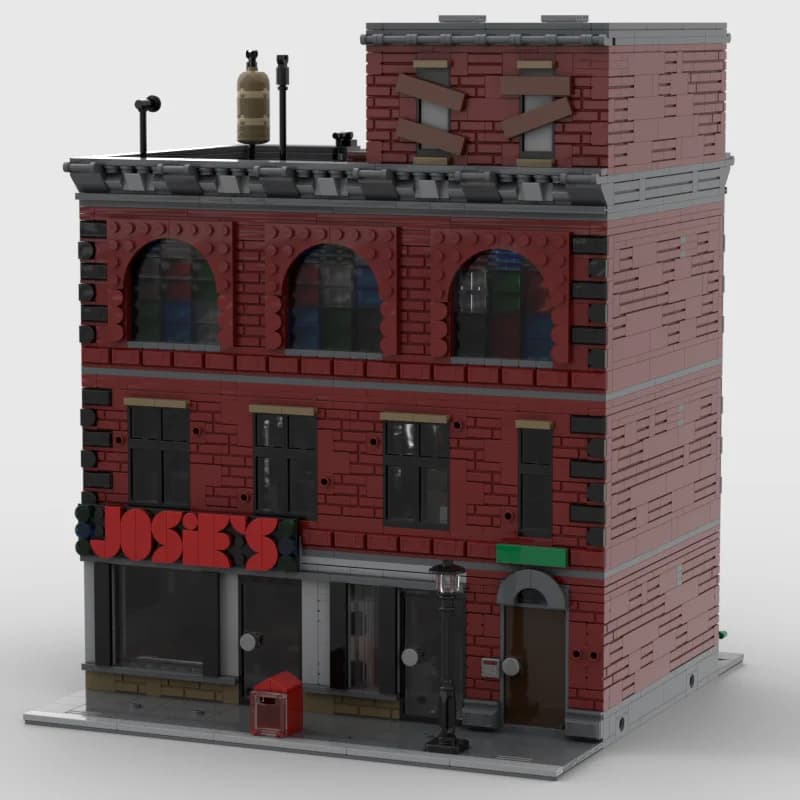 Nouveau modèle de construction MOC Hells Kitchen du célèbre film d'action, 4245 pièces, idées créati