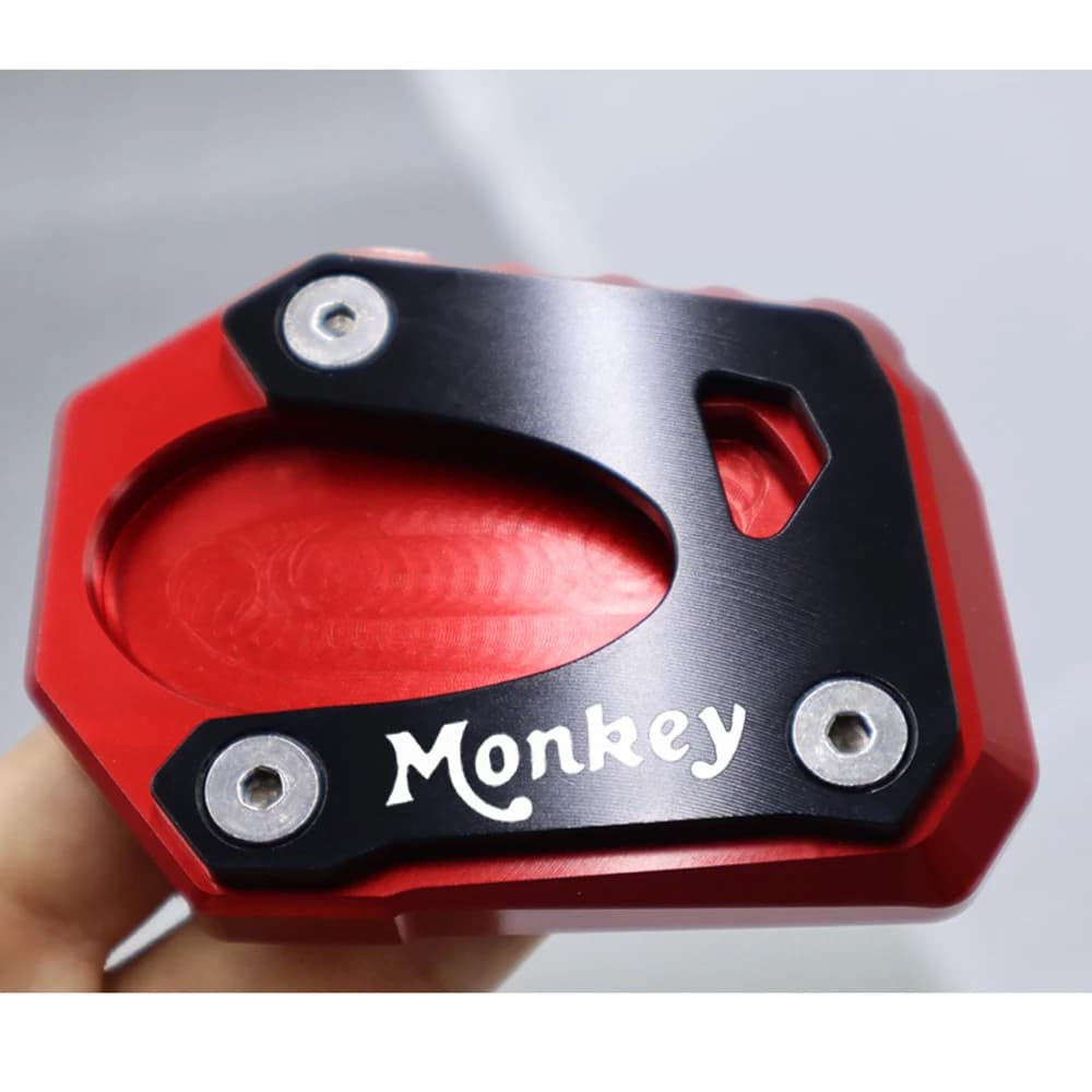Pour Monkey 125 Monkey125 2018-2022 moto CNC béquille pied béquille latérale rallonge plaque de Supp