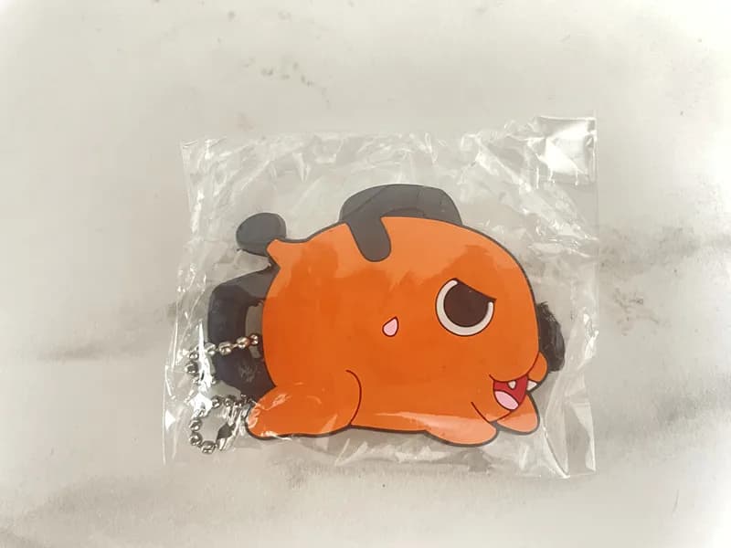 Anime tronçonneuse homme Pochita dessin animé clé housse accessoires mignon porte-clés porte-clés po