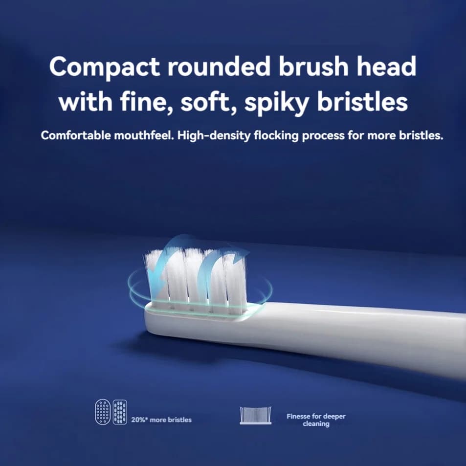Têtes de brosse de rechange pour brosse à dents électrique MIJIA T100 Mes603, 6/12 pièces, brosses à