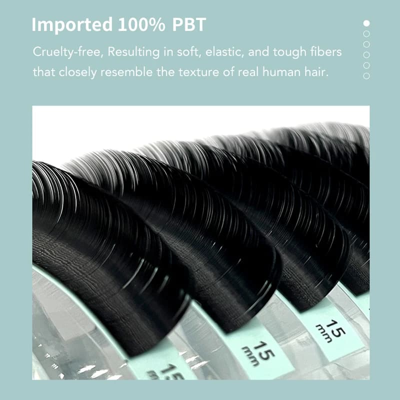 DIYDAY Extensions de cils individuels, faux-cils classiques, longs, noirs et doux, en vison, vente e
