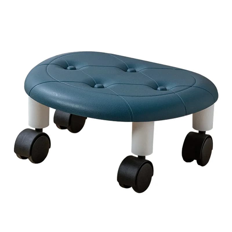Tabouret à roulettes universel pour usage domestique, siège bas à poulie avec roulettes, tabouret mu