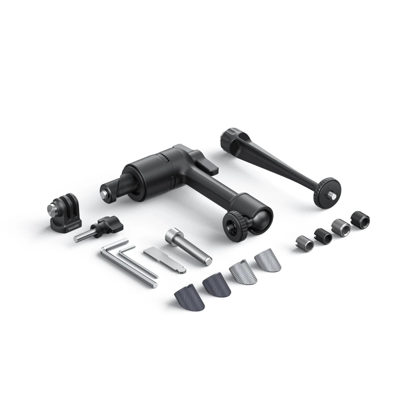 Support de guidon Insta360 Motorcycle Magic Arm – 360 °   Bras de caméra réglable pour Insta 360 X5 