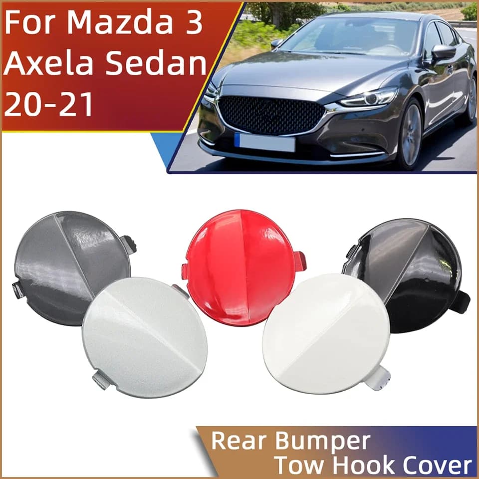 Couvercle d'oeil de crochet de remorquage de pare-chocs arrière, pour Mazda 3 Axela Sedan 2020 – 202