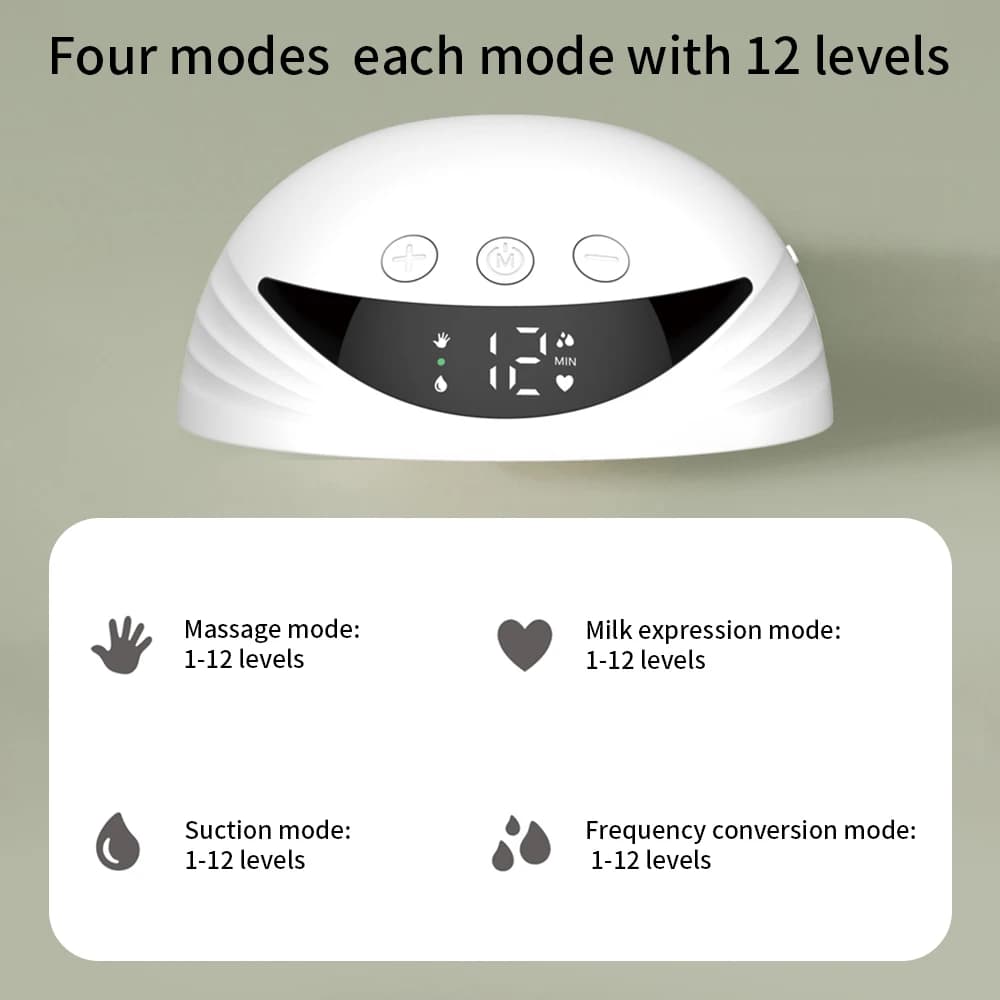 Tire-lait Portable 210ML, grande capacité, mains libres, électrique, Portable, sans BPA, avec affich