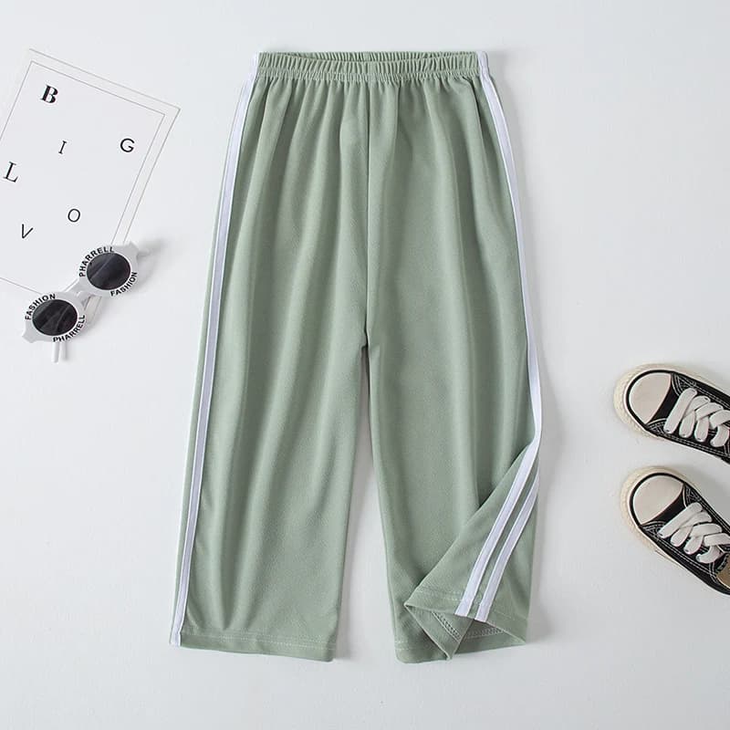 MiniInTheBox-Pantalon d'Été Fin à Jambes Larges pour Garçon et Fille, Vêtement Confortable de Loisir
