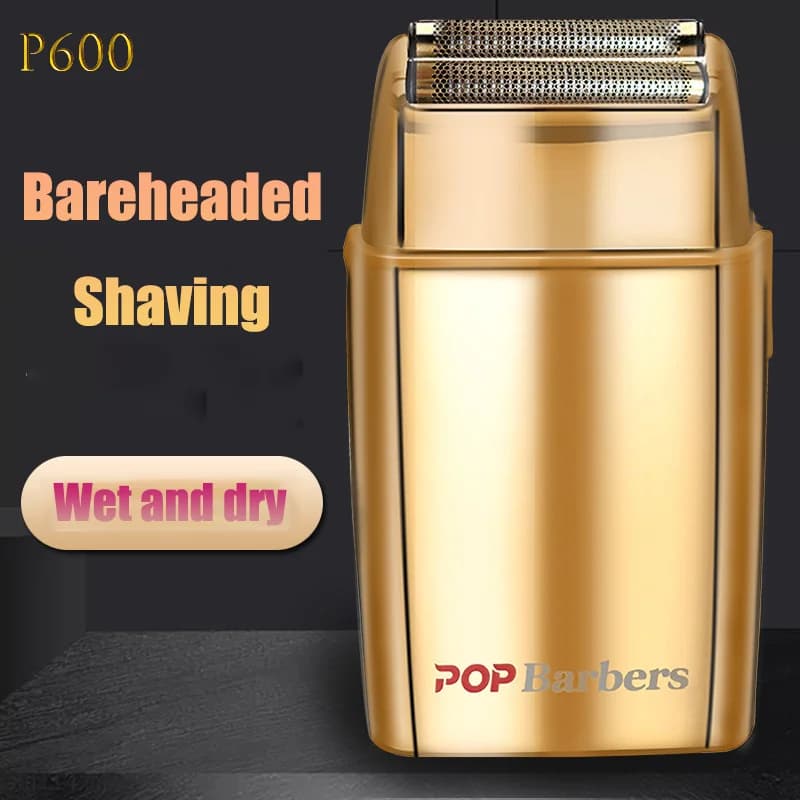 9000 tr/min professionnel Pop barbiers P600 tête d'huile tondeuses à cheveux électriques huile dorée