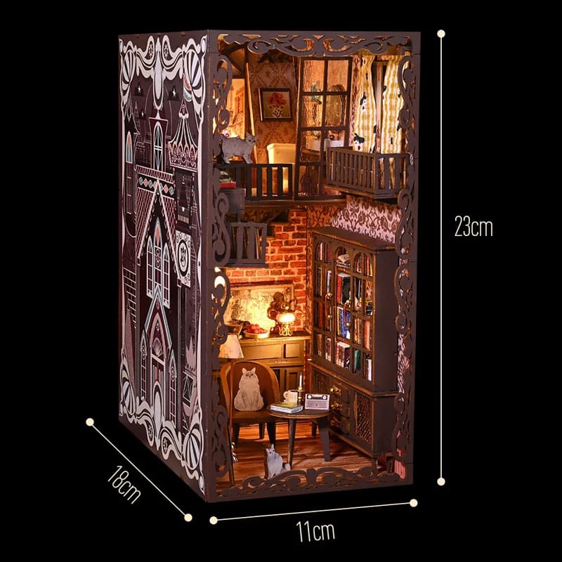 Maison de poupée DIY Holo Magic City, modèle de villa à assembler fait main, ornement exquis, cadeau