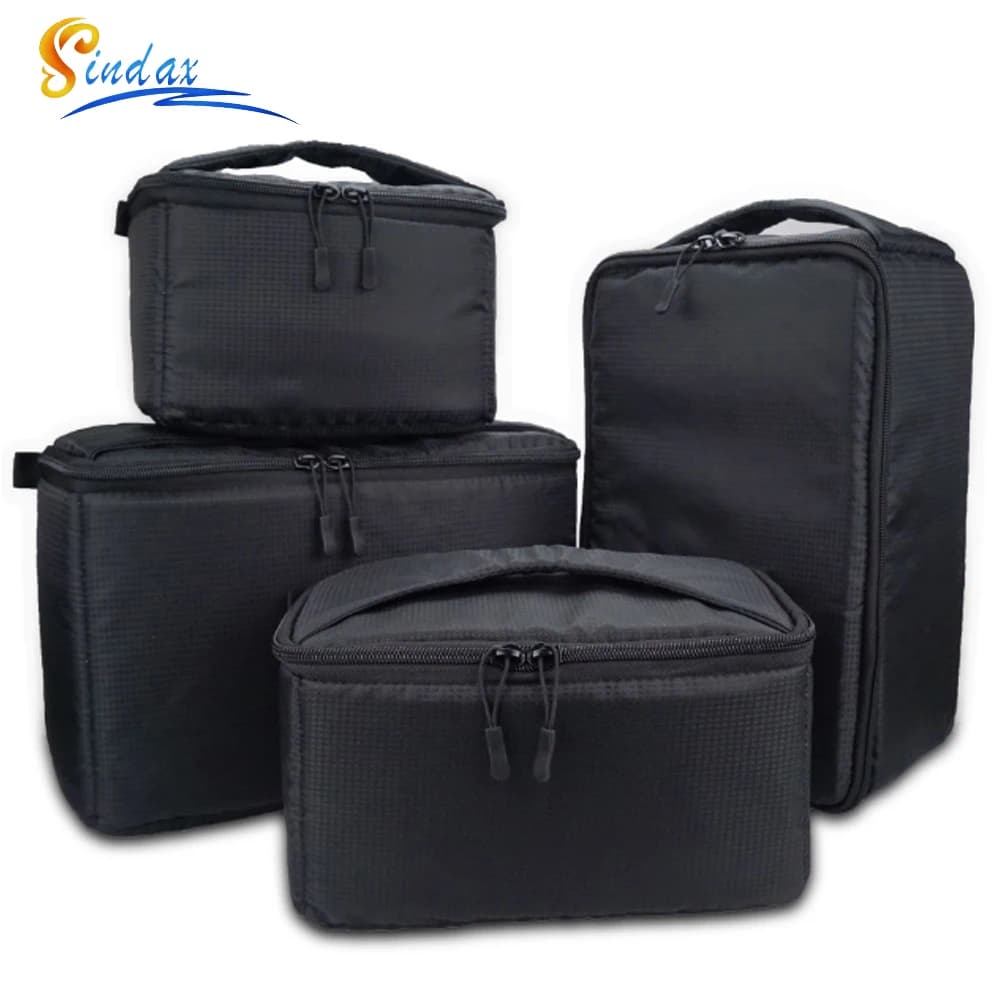 Sac à inserts pour appareil photo DSLR étanche, cloison intérieure Portable, sac de protection rembo