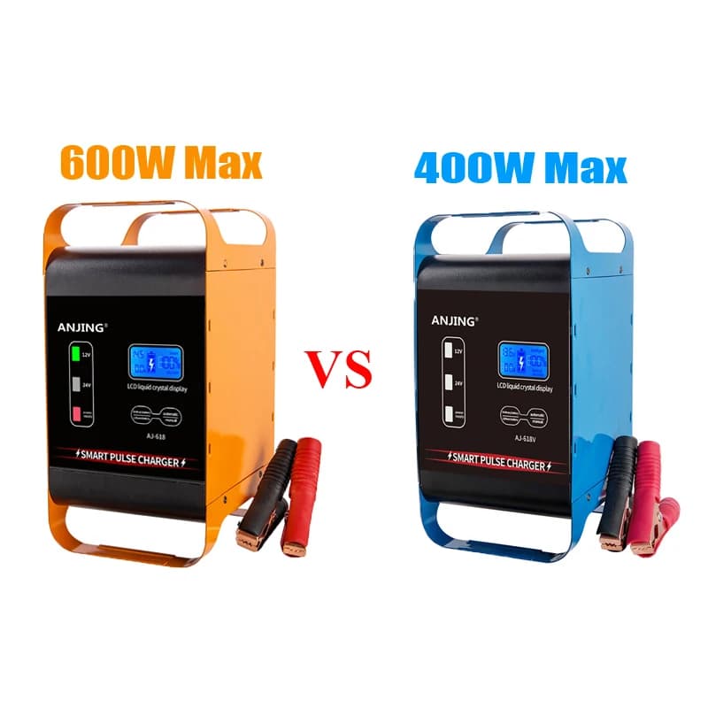 EAFC 12V- 24V chargeur de voiture haute puissance 600W 400W SUV camion chargeur de batterie à charge
